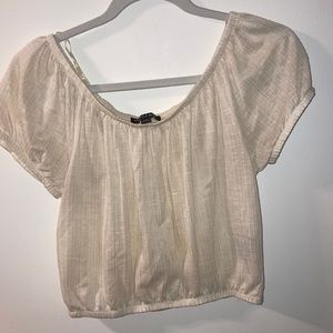 Scrunch crop top